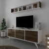 Icon Raflı Tv Ünitesi Q3029-5 Kulplu Dolaplı Modern Tv Sehpası