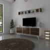 Icon Raflı Tv Ünitesi Q3029-5 Kulplu Dolaplı Modern Tv Sehpası