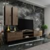Ideal Tv Ünitesi Duvar Raf Ve Dolaplı Q7822-2 Ceviz