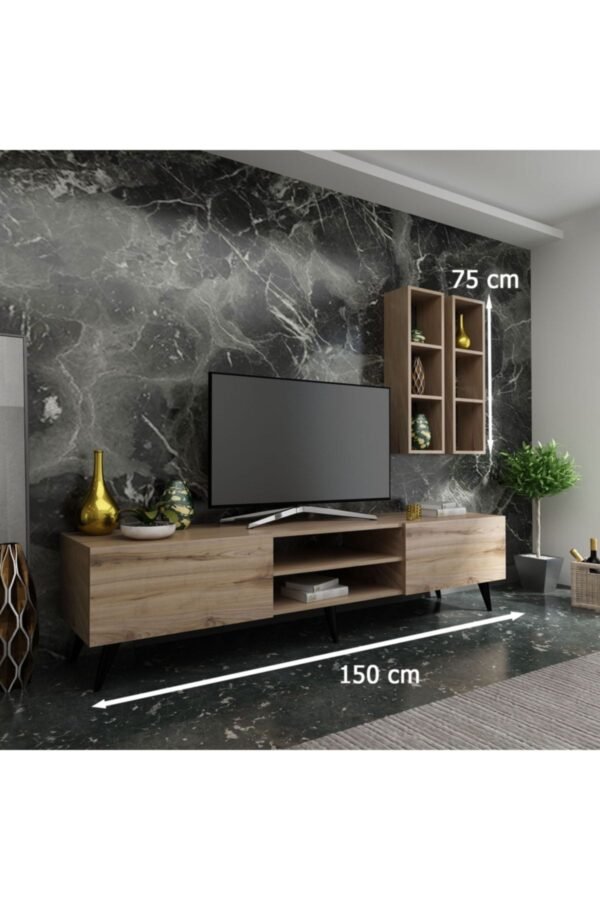 Ideal Tv Ünitesi Duvar Raflı Q7800-3 Çırağan