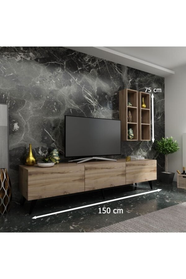 Ideal Tv Ünitesi Duvar Raflı Q7803-3 Çırağan