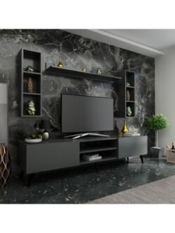 Ideal Tv Ünitesi Duvar Raflı Q7809-4 Antrasit