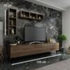 Ideal Tv Ünitesi Duvar Raflı Q7804-2 Ceviz