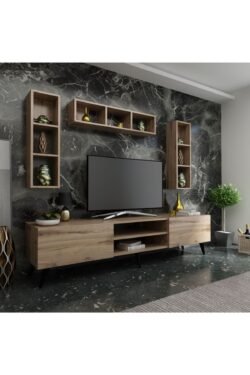 Ideal Tv Ünitesi Duvar Rafı Q7006-3 Çırağan
