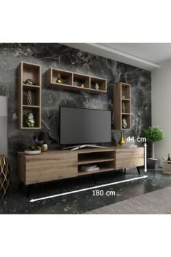 Ideal Tv Ünitesi Duvar Rafı Q7006-3 Çırağan