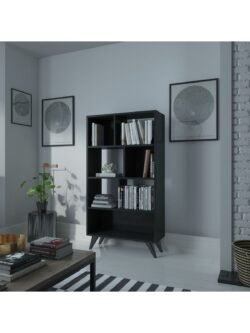 Festival Raflı Kitaplık Kaliteli Kitaplık Antrasit