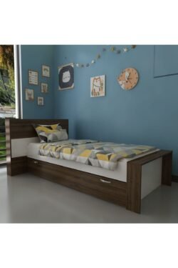 Trend Yavrulu Karyola Q4014-5 Beyaz Ceviz