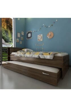 Trend Yavrulu Karyola Q4011-1 Ceviz Ceviz