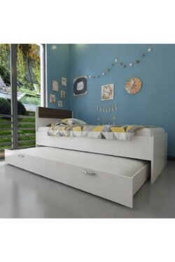 Trend Yavrulu Karyola Q4010-1 Beyaz Ceviz