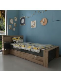 Trend Yavrulu Karyola Q4013-7 Antrasit Çırağan