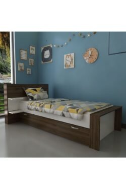 Trend Yavrulu Karyola Q4013-5 Beyaz Ceviz