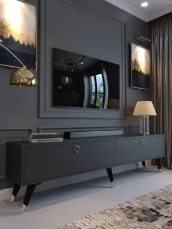 Festival Tv Sehpası Gold G23016-4 Antrasit