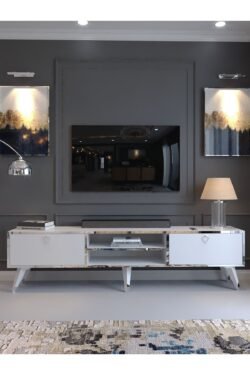 Festival Tv Sehpası Silver S33030-1 Beyaz