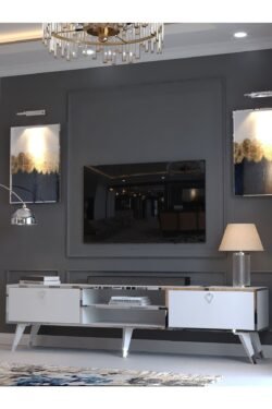 Festival Tv Sehpası Silver S33030-1 Beyaz