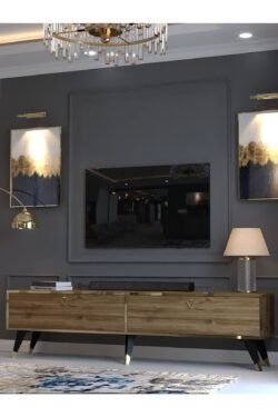 Festival Tv Sehpası Gold G33016-2 Ceviz