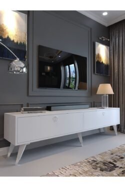Festival Tv Sehpası Silver S23016-1 Beyaz
