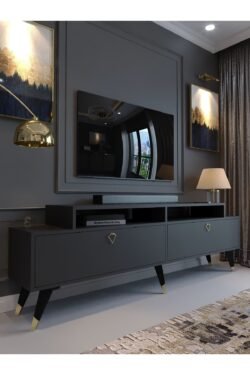 Festival Tv Sehpası Gold G23010-4 Antrasit