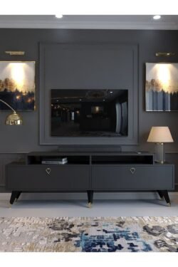 Festival Tv Sehpası Gold G23010-4 Antrasit
