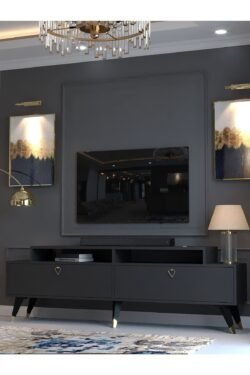 Festival Tv Sehpası Gold G23010-4 Antrasit