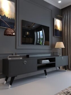 Festival Tv Sehpası Silver S23030-4 Antrasit