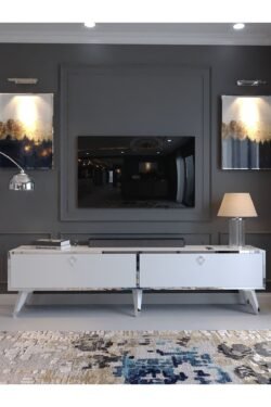 Festival Tv Sehpası Silver S33016-1 Beyaz