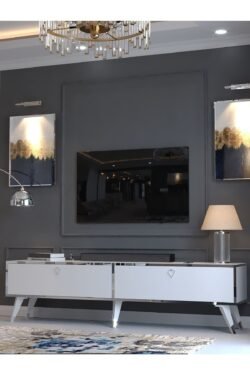 Festival Tv Sehpası Silver S33016-1 Beyaz