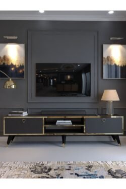 Festival Tv Sehpası Gold G33030-4 Antrasit