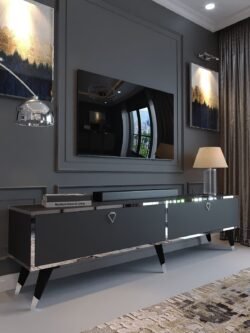 Festival Tv Sehpası Silver S33016-4 Antrasit