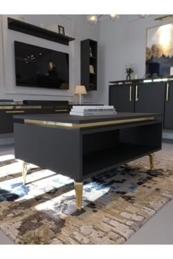 Festival Orta Sehpa Gold GOS4001-4 Antrasit