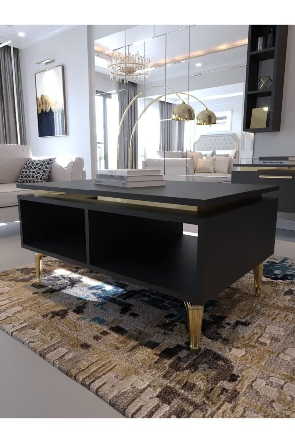Festival Orta Sehpa Gold GOS4002-4 Antrasit