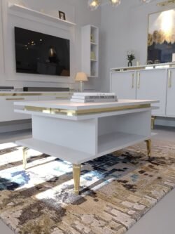 Festival Orta Sehpa Gold GOS4003-1 Beyaz