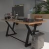 Profesyonel Ofis Masası OF46001-6-160 A.Çam 36 mm Kalınlık - 160 X 90 cm