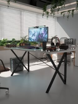 Profesyonel Ofis Masası OF46005-1-160 Beyaz 36 mm Kalınlık - 160 X 90 cm