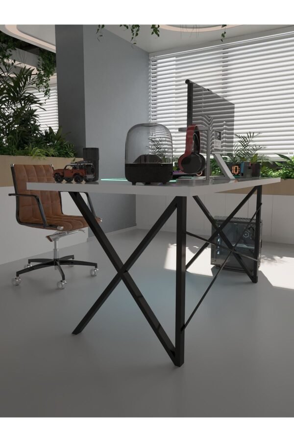 Profesyonel Ofis Masası OF46005-1-160 Beyaz 36 mm Kalınlık - 160 X 90 cm