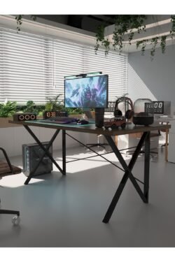 Profesyonel Ofis Masası OF46005-2-160 Ceviz 36 mm Kalınlık - 160 X 90 cm