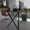 Profesyonel Ofis Masası OF46005-2-160 Ceviz 36 mm Kalınlık - 160 X 90 cm