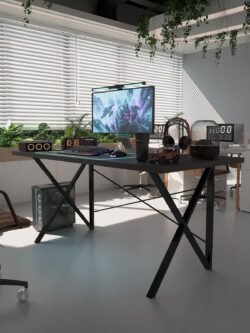 Profesyonel Ofis Masası OF46005-4-140 Antrasit 36 mm Kalınlık - 140 X 90 cm