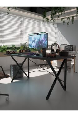 Profesyonel Ofis Masası OF46005-4-140 Antrasit 36 mm Kalınlık - 140 X 90 cm