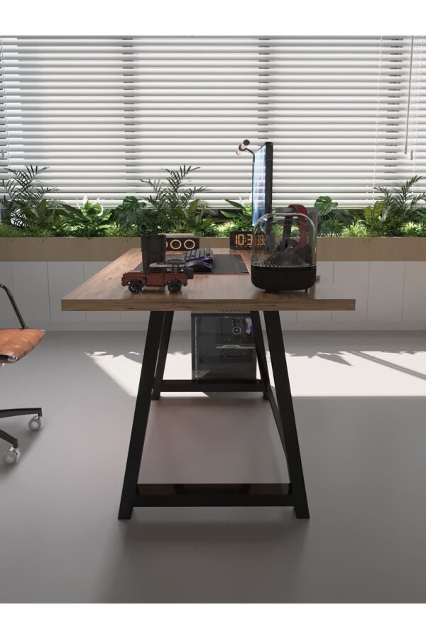 Profesyonel Ofis Masası OF46003-6-140 A.Çam 36 mm Kalınlık - 140 X 90 cm
