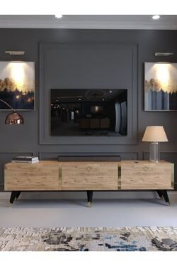 Festival Tv Sehpası G3817-6 Gold Atlantik Çam
