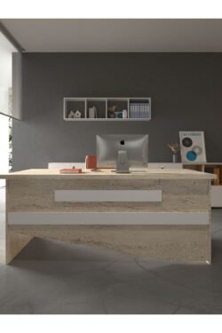 Festival Ofis Masası - OFİS-10-8-1-180X90 Beyaz - Beyaz