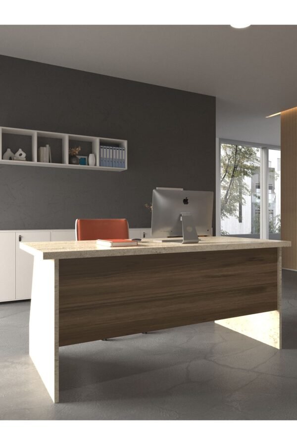 Festival Ofis Masası - OFİS-2-8-2-140X60 Beyaz - Ceviz