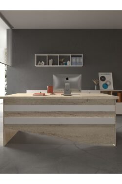 Festival Ofis Masası - OFİS-6-8-1-160X60 Beyaz - Beyaz
