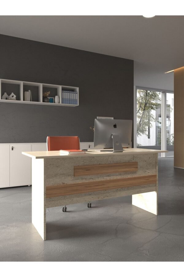 Festival Ofis Masası - OFİS-8-8-6-160X90 Beyaz - Çam