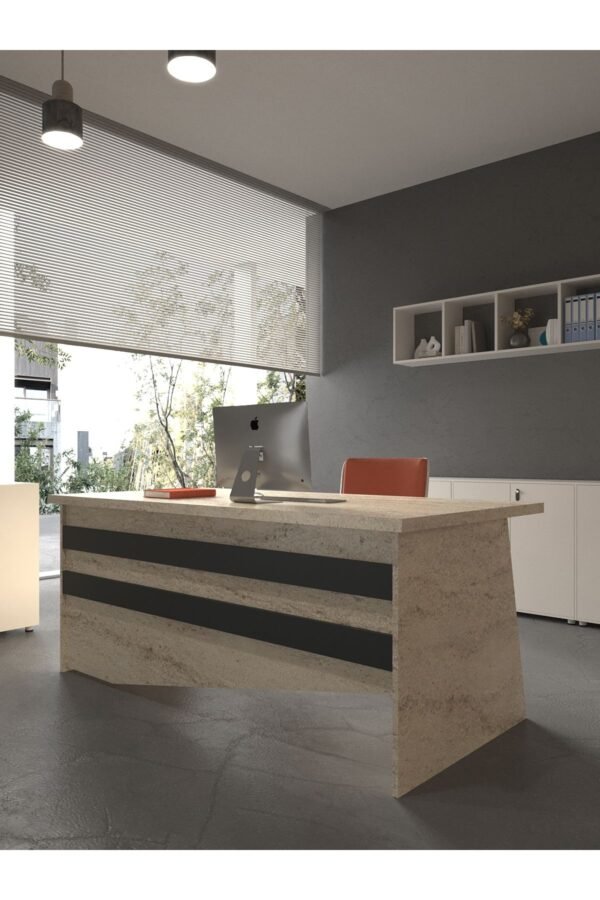 Festival Ofis Masası - OFİS-4-8-4-140X75 Beyaz - Antrasit