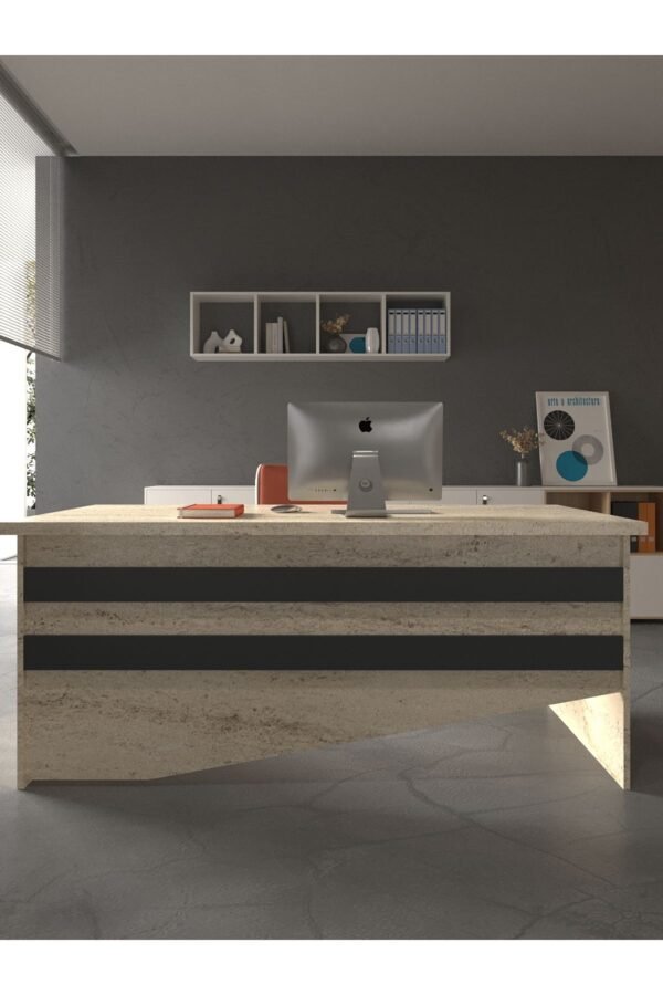 Festival Ofis Masası - OFİS-4-8-4-140X75 Beyaz - Antrasit