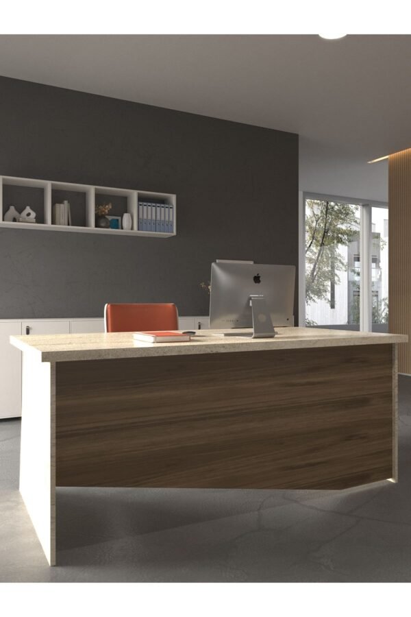 Festival Ofis Masası - OFİS-7-8-2-160X90 Beyaz - Ceviz