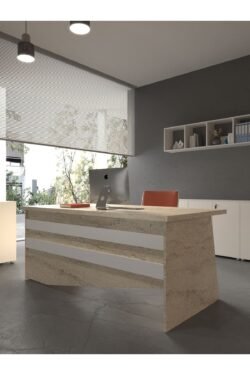 Festival Ofis Masası - OFİS-4-8-1-180X60 Beyaz - Beyaz