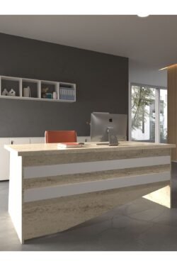 Festival Ofis Masası - OFİS-4-8-1-180X60 Beyaz - Beyaz