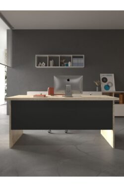Festival Ofis Masası - OFİS-2-8-4-180X60 Beyaz - Antrasit